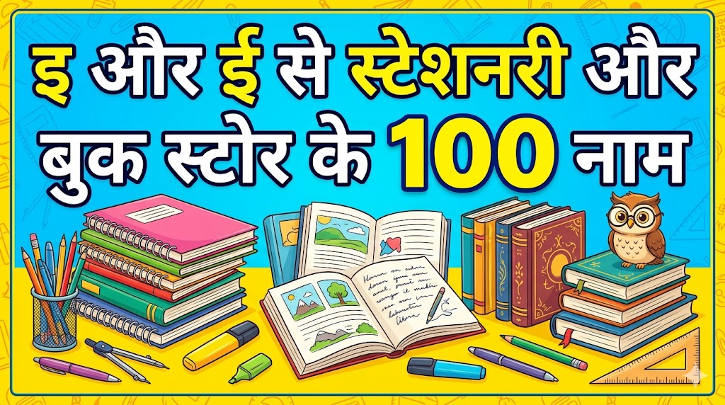 1050+ इ और ई अक्षर से शुरु होने वाली दुकानों की नाम E Or I Se Dukan Ka Naam