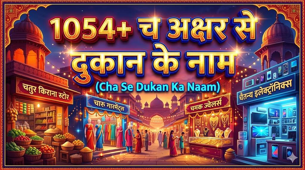1054+ च अक्षर से दुकानों की नाम Ch Se Dukan Ka Naam