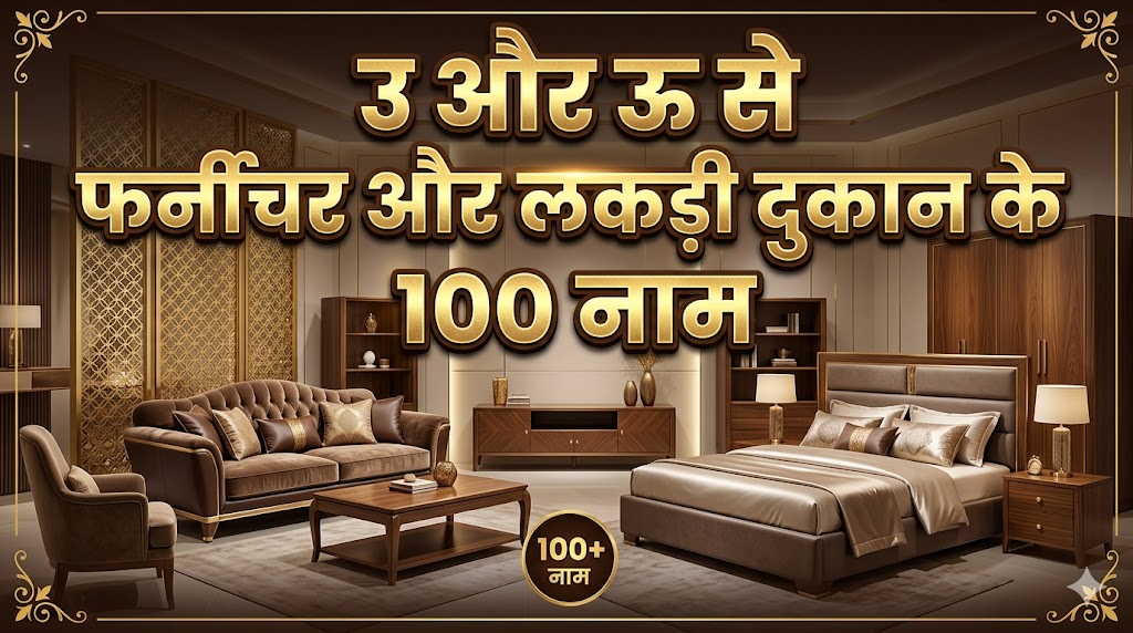 1060+ उ और ऊ अक्षर से दुकानों की नाम 'OO' Or 'U' Se Dukan Ka Naam