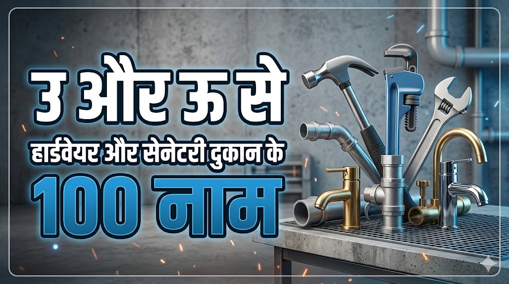 1060+ उ और ऊ अक्षर से दुकानों की नाम 'OO' Or 'U' Se Dukan Ka Naam
