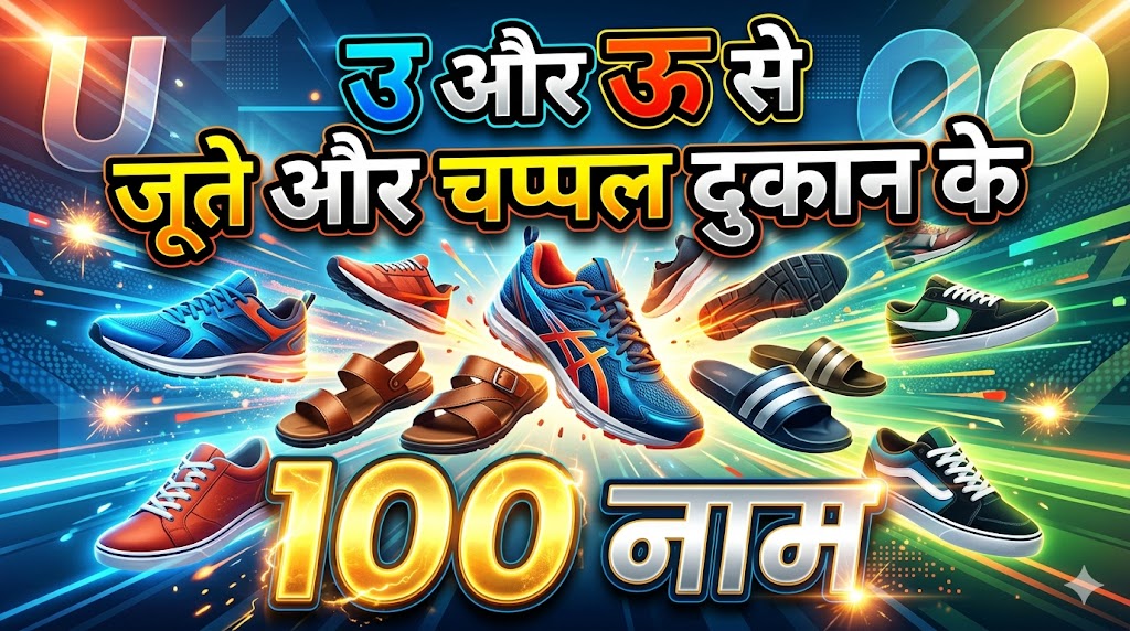 1060+ उ और ऊ अक्षर से दुकानों की नाम 'OO' Or 'U' Se Dukan Ka Naam