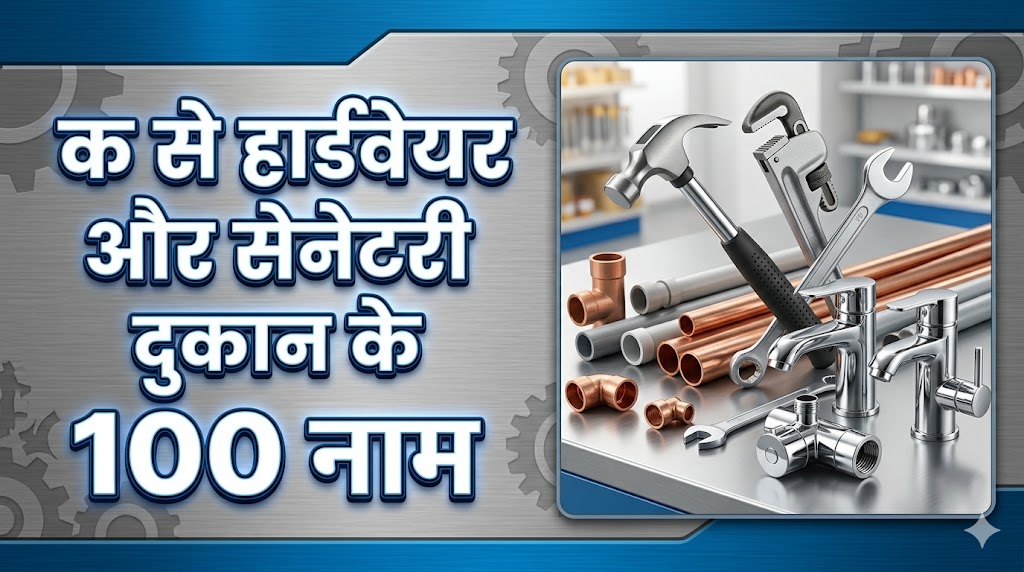 1100+ क अक्षर से दुकानों की नाम K Se Dukan Ka Naam