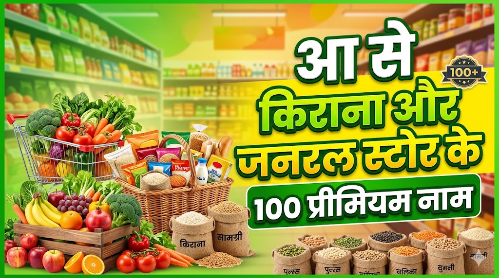 1250+ AA Se Dukan Ka Naam आ अक्षर से दुकान का नाम (नाम ऐसे जो देगा दुकान को प्रीमियम लुक)