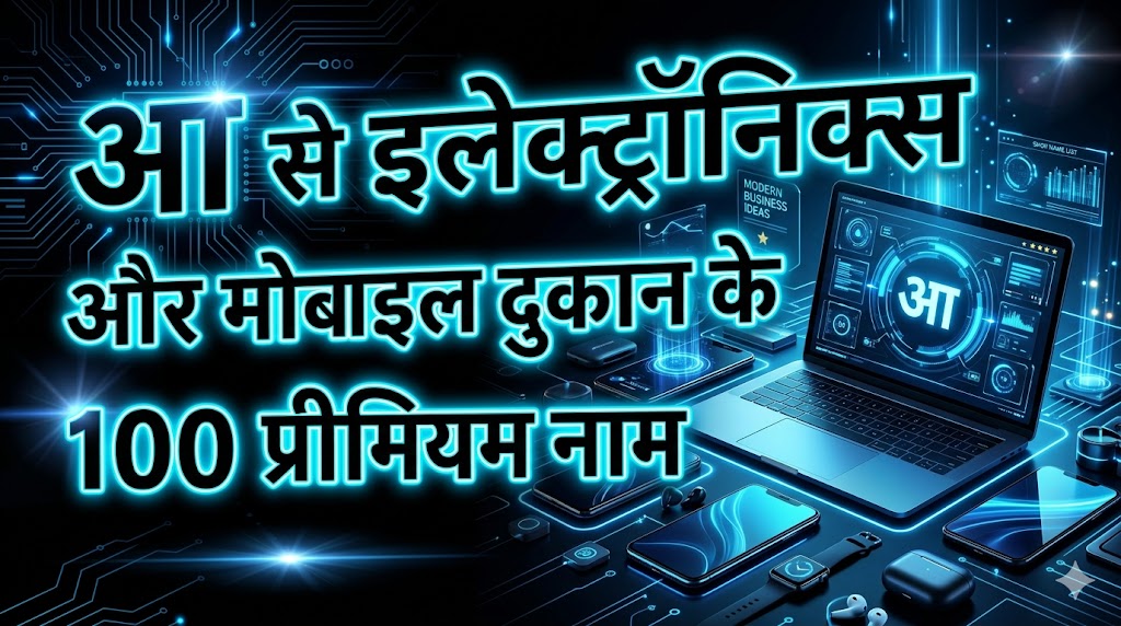 1250+ AA Se Dukan Ka Naam आ अक्षर से दुकान का नाम (नाम ऐसे जो देगा दुकान को प्रीमियम लुक)