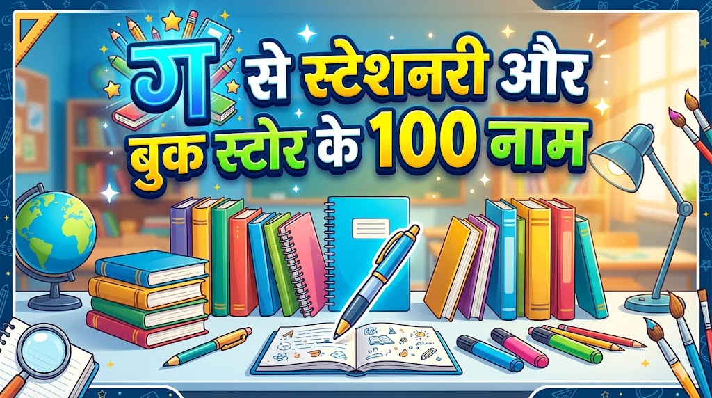 Top 1032+ G Se Dukan Ka Naam ग अक्षर से दुकान का नाम