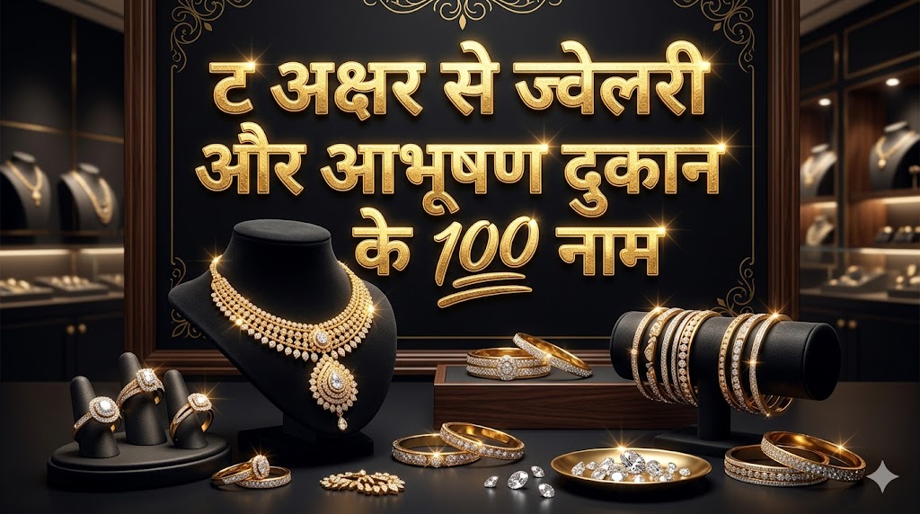 1100+ ट अक्षर से दुकान का नाम T Se Dukan Ka Naam