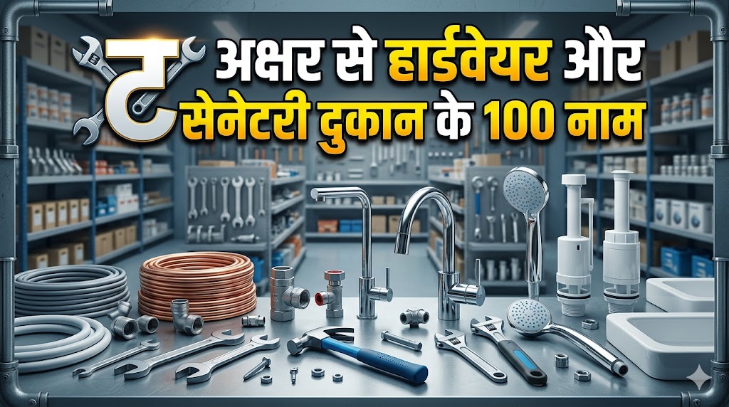 1100+ ट अक्षर से दुकान का नाम T Se Dukan Ka Naam