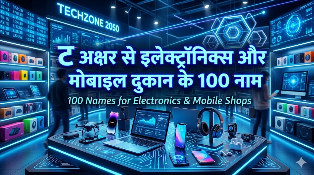 1100+ ट अक्षर से दुकान का नाम T Se Dukan Ka Naam