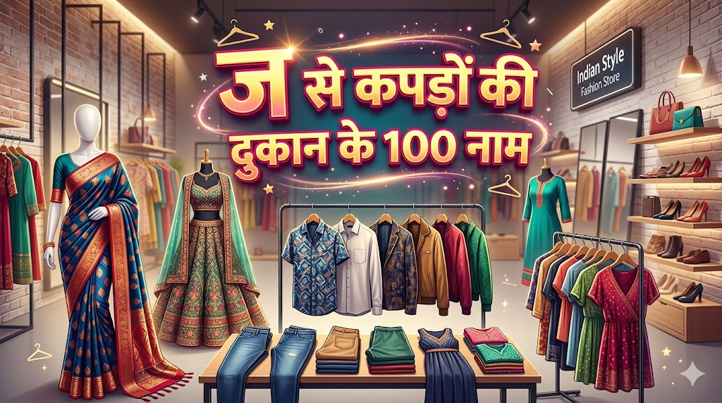 J Se Dukan Ka Naam ज अक्षर से दुकानों के 1080+ बेहतरीन नाम