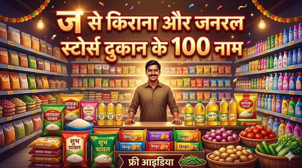 J Se Dukan Ka Naam ज अक्षर से दुकानों के 1080+ बेहतरीन नाम