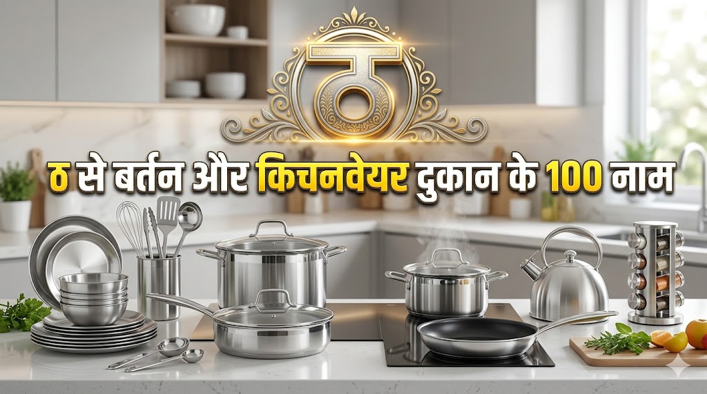 1099+ ठ अक्षर से दुकान का नाम Th Se Dukan Ka Naam 