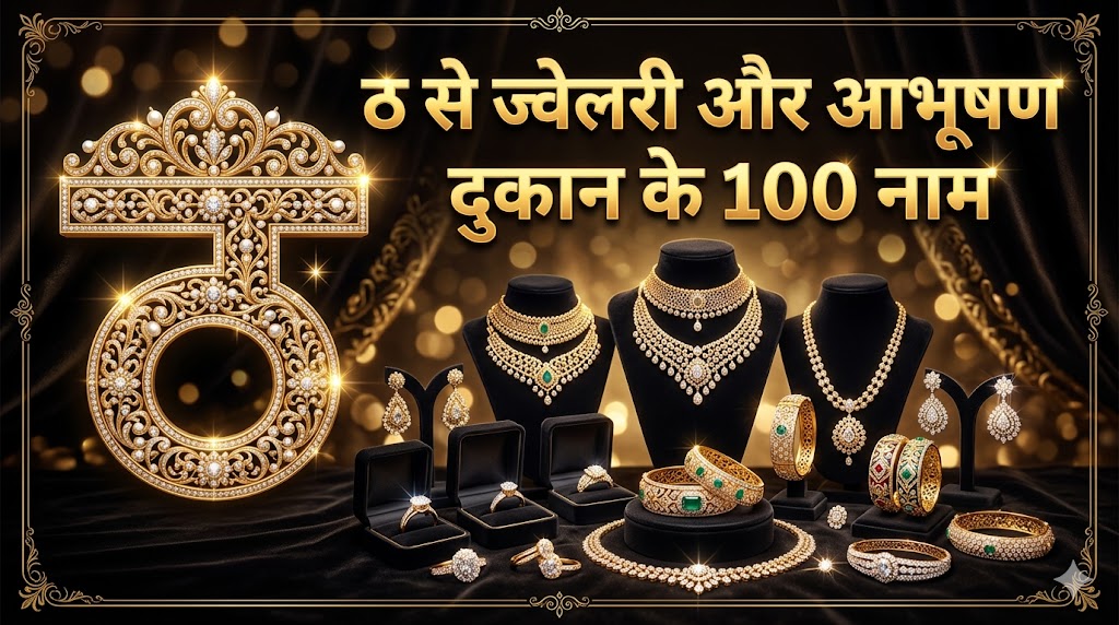 1099+ ठ अक्षर से दुकान का नाम Th Se Dukan Ka Naam 