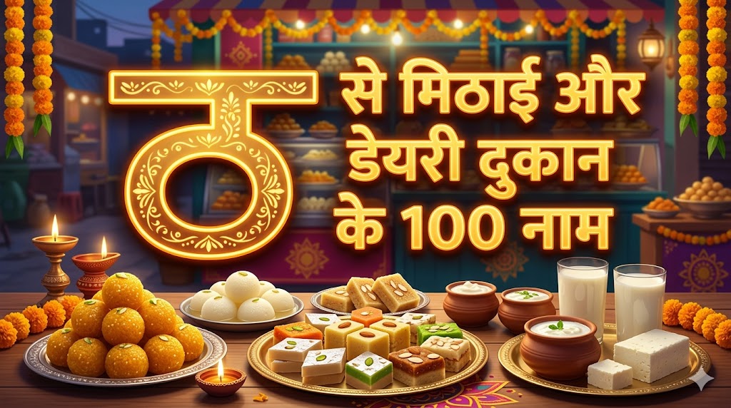 1099+ ठ अक्षर से दुकान का नाम Th Se Dukan Ka Naam 