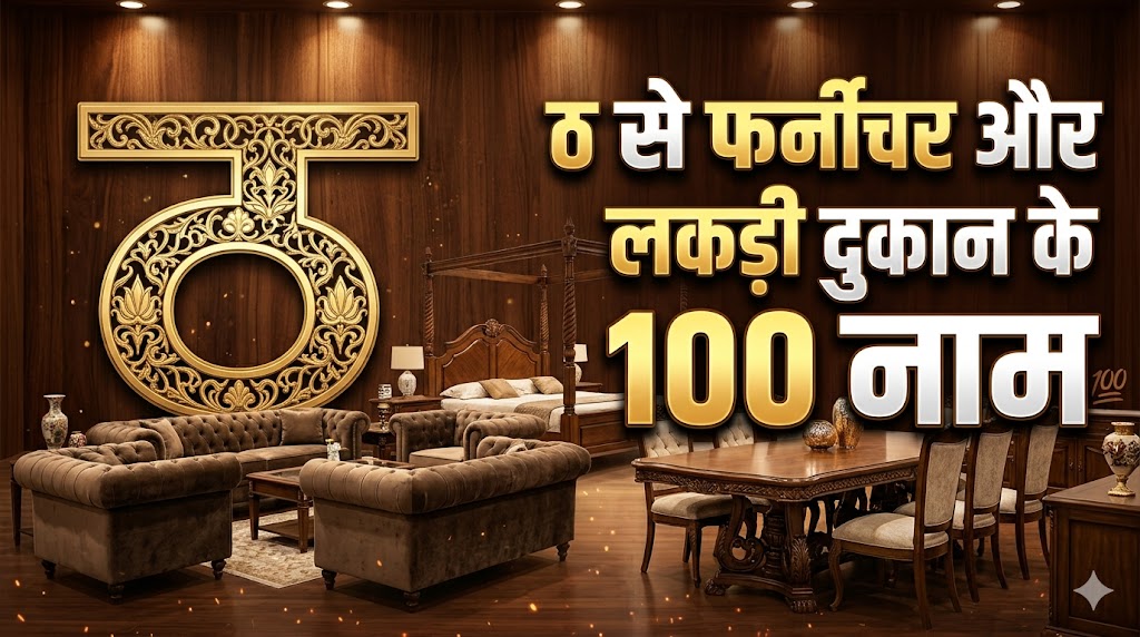 1099+ ठ अक्षर से दुकान का नाम Th Se Dukan Ka Naam 